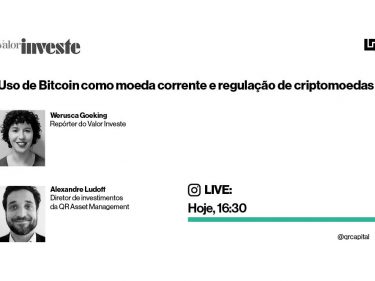 Live: Uso de bitcoin como moeda corrente e regulação de criptoativos