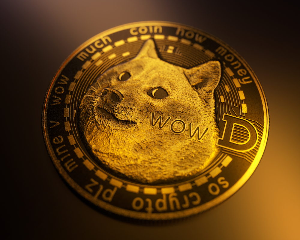 Dogecoin,Doge,Cryptocurrency,,Face,Of,The,Shiba,Inu,Dog,On