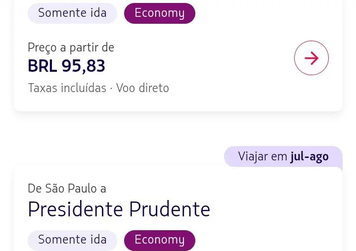 Latam anuncia promoção relâmpago com passagens por R0