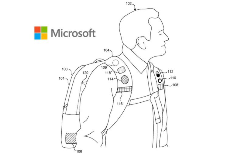 Microsoft AI Backpack mochila inteligente