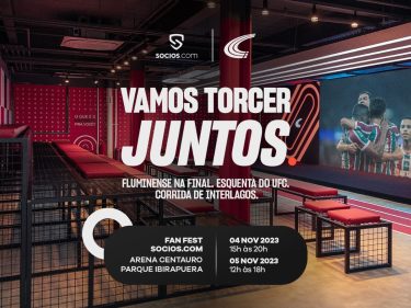 Socios.com e Centauro anunciam evento no Ibirapuera em São Paulo