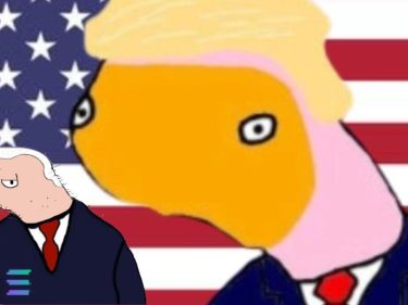 Memecoins dos presidentes disparam na Solana