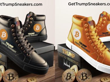 Após exaltar Bitcoin, Donald Trump vai vender ‘tênis bitcoiner’