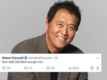 “Compre 1 Satoshi e fique rico”, diz autor de Pai Rico, Pai Pobre
