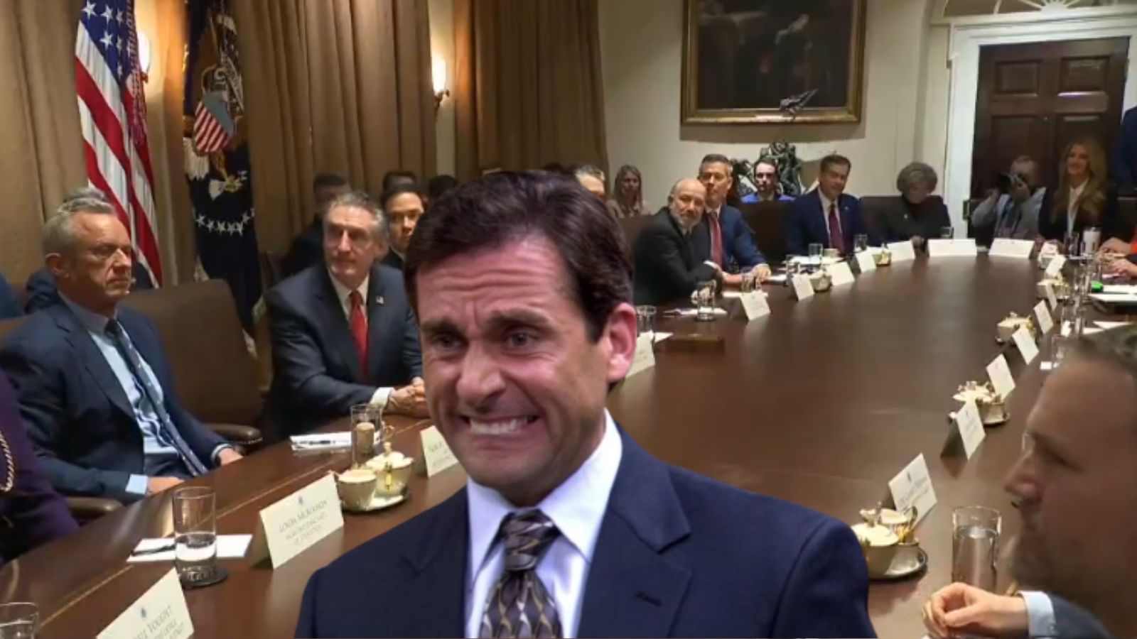 Donald Trump reunião secretários gabinete