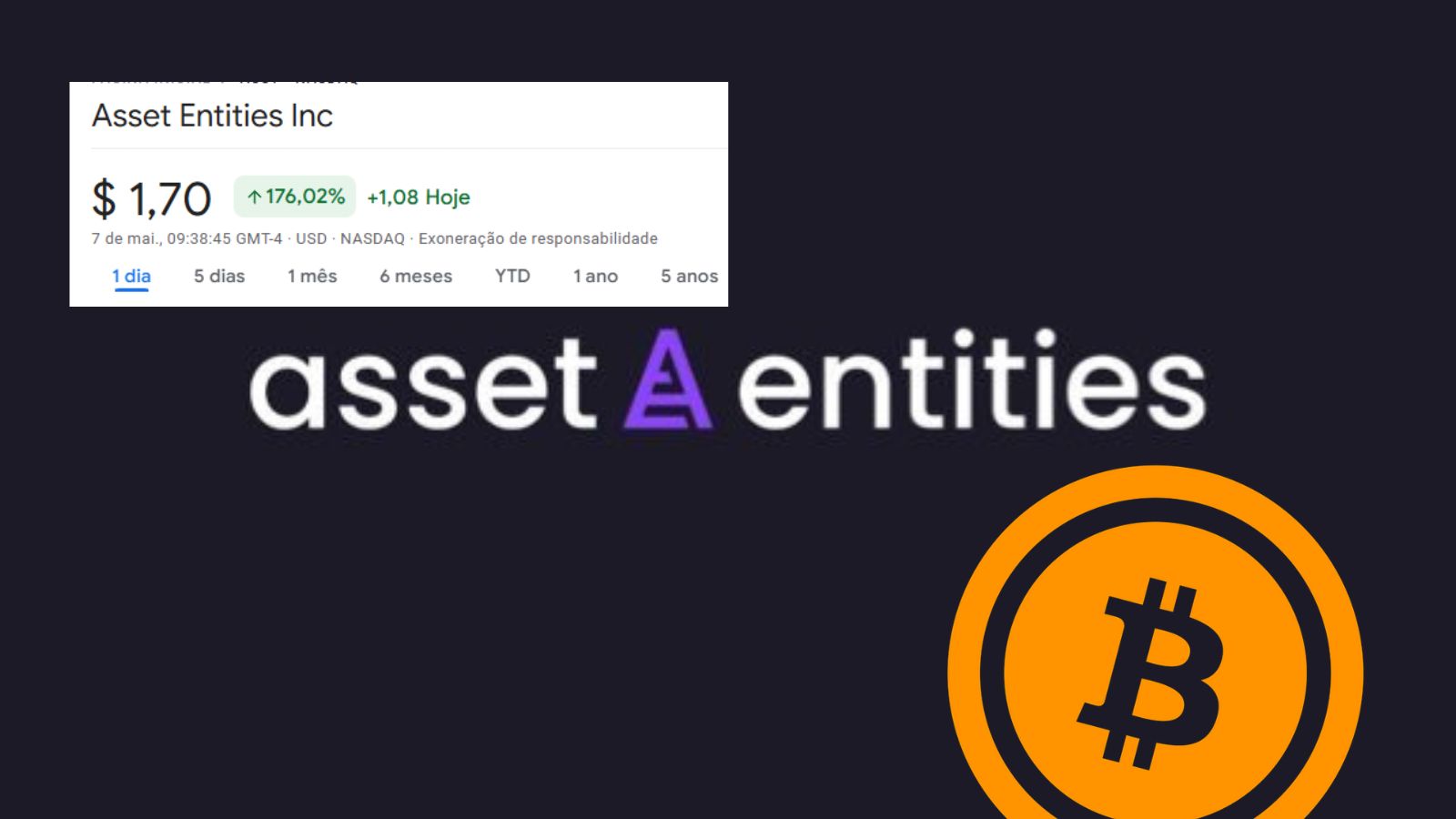 Gestora de capital aberto tesouraria em Bitcoin Asset Entities