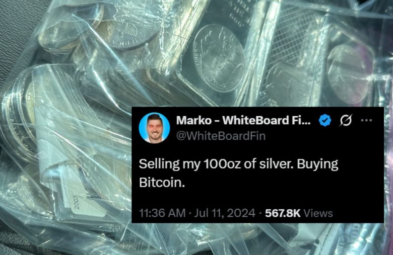 Trader que vendeu prata e comprou Bitcoin está lucrando quase 14 vezes mais