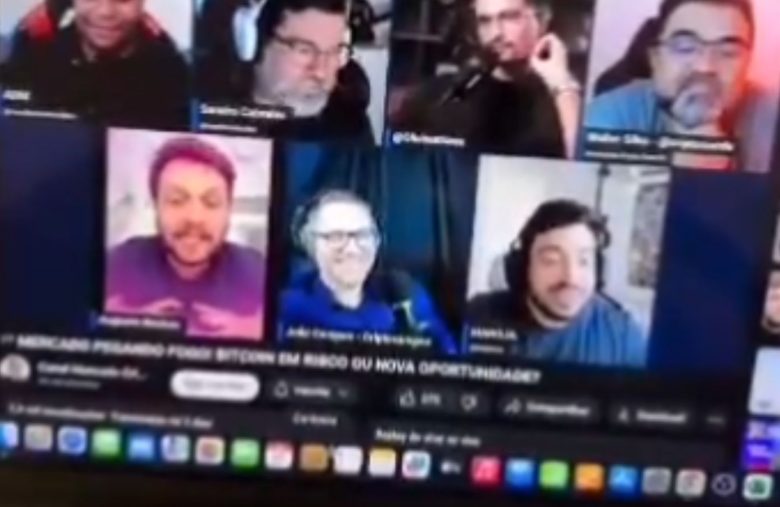 Influenciador cripto grita e esperneia em live Augusto Backes