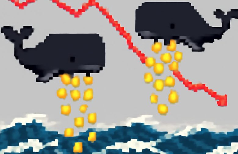 Baleias despejam 115 mil BTC e pressionam o preço do Bitcoin