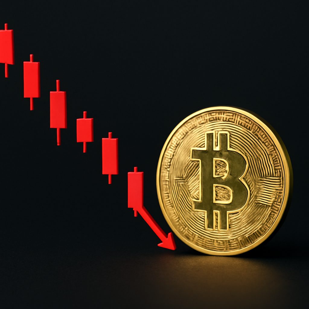 Bitcoin perde US$ 110 mil e risco de correção maior entra no radar