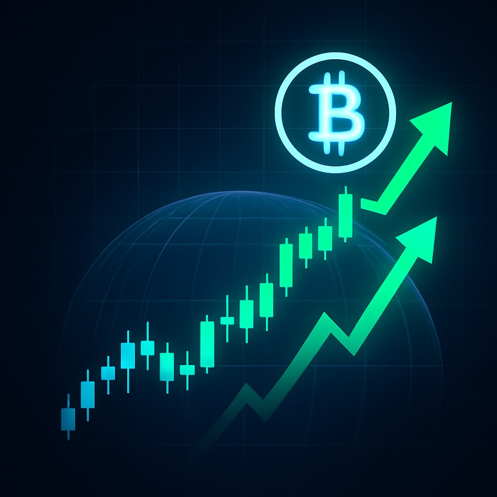 Bitcoin sobe 5% e retoma US$ 111 mil com alívio geopolítico e aposta em cortes de juros nos EUA