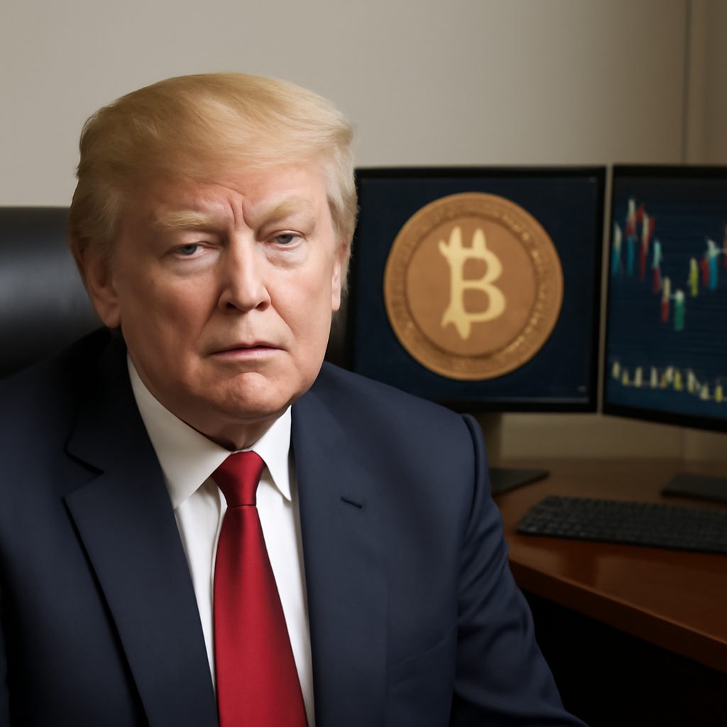 Levantamento sugere Trump entre as maiores baleias de bitcoin via exposição na Trump Media