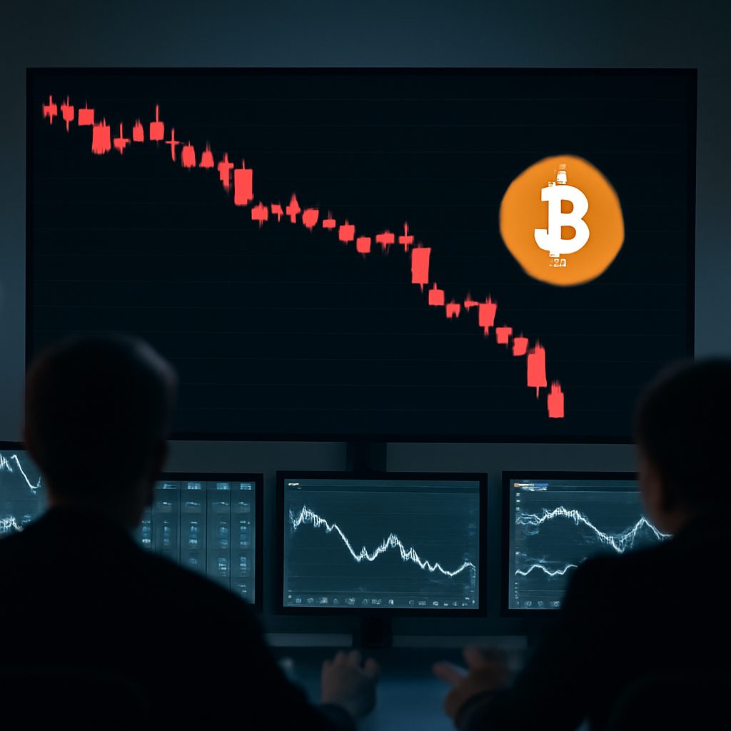 Bitcoin cai abaixo de US$ 87.000; liquidações somam US$ 200 milhões em 1 hora
