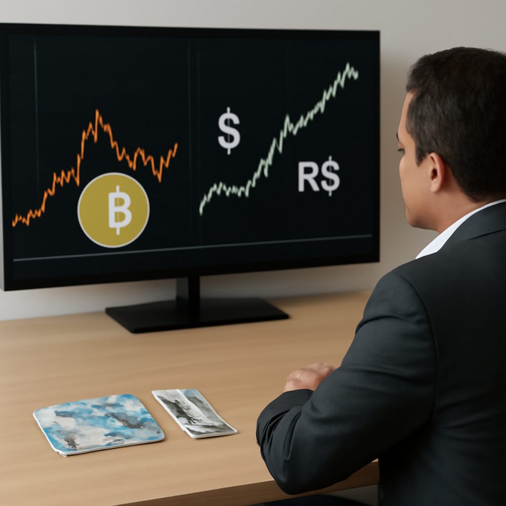 Maior gestora do Brasil recomenda alocar até 3% em Bitcoin como proteção a câmbio e choques