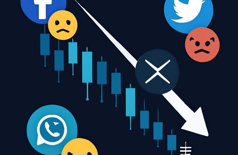 XRP enfrenta risco de queda à medida que o sentimento social fica extremamente negativo