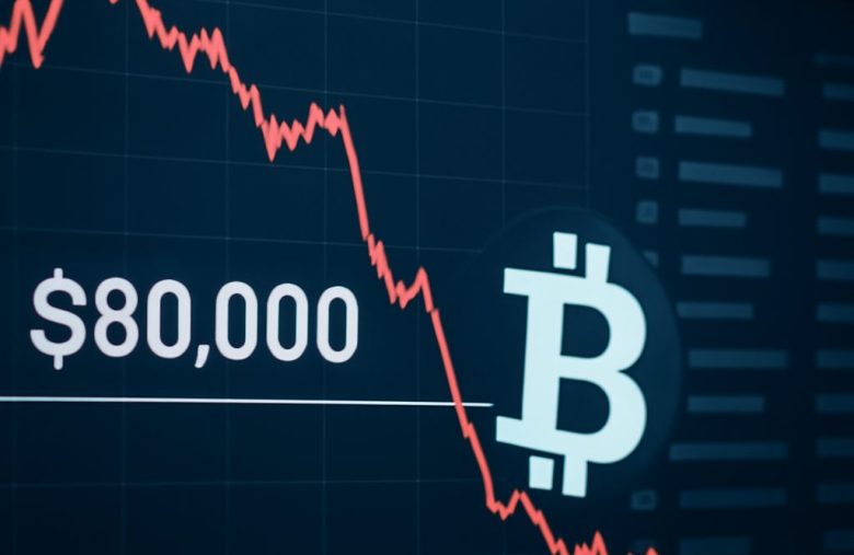 Bitcoin sai do top 10 global após queda abaixo de US$80 mil