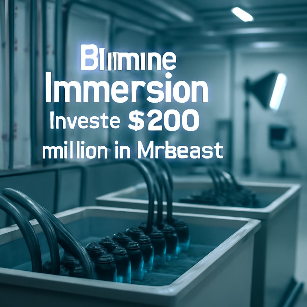 Bitmine Immersion, de Tom Lee, investe US$ 200 milhões na empresa de MrBeast
