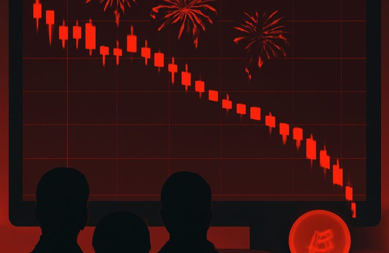 Como os fogos de artifício prometidos no fim de ano cripto viraram um banho de sangue