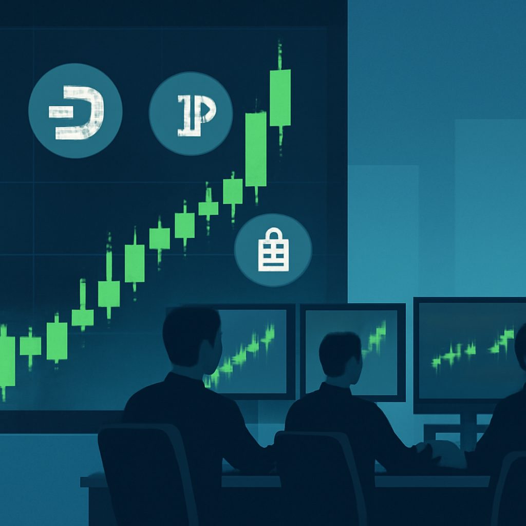 DASH e IP sobem até 33%, Bitcoin rompe US$ 95 mil e ursos de criptomoedas sangram