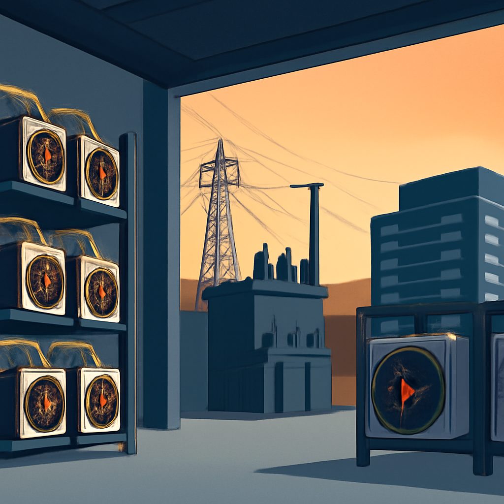 Hashrate do Bitcoin recua à mínima de 4 meses em meio à pressão por energia