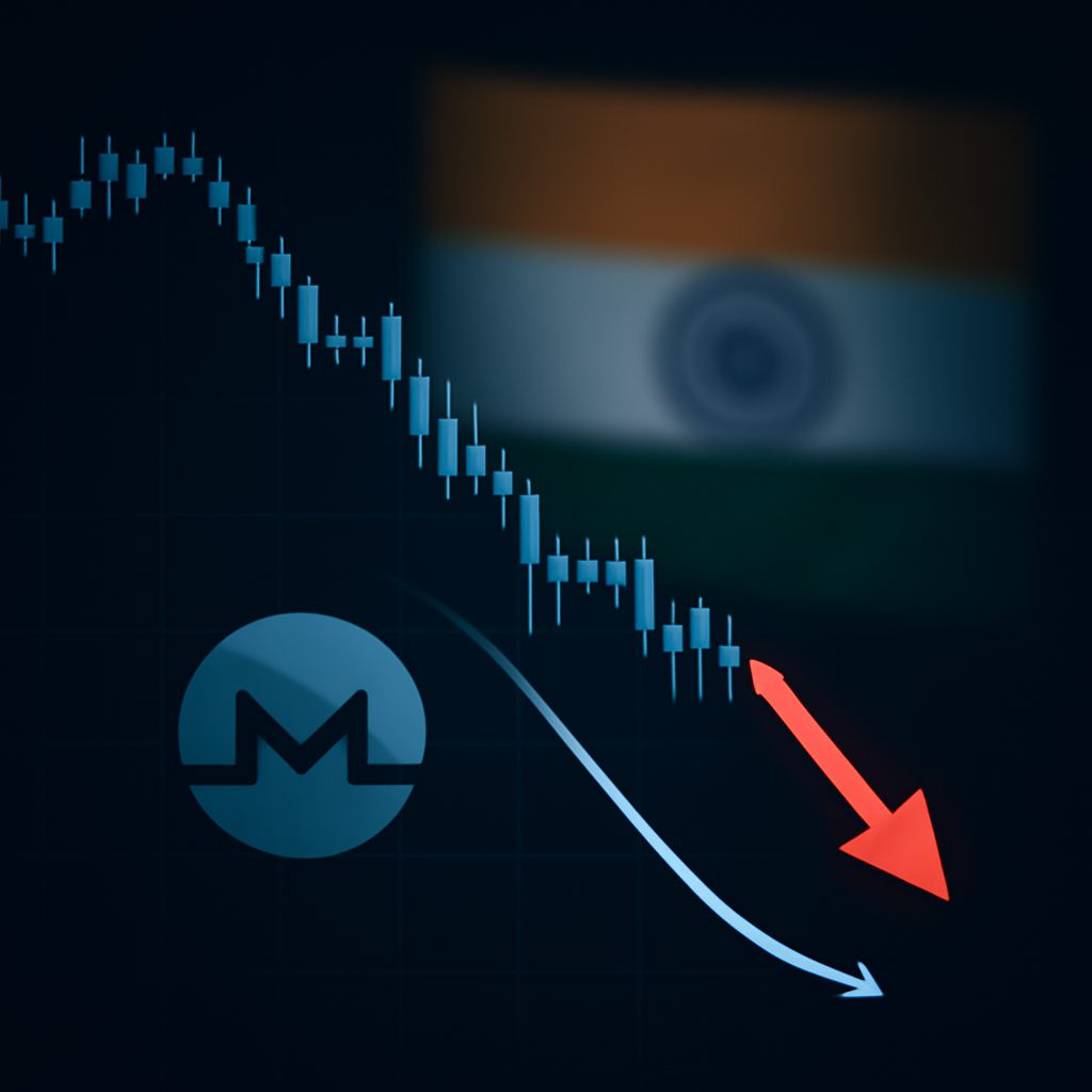 Por que o Monero despencou 40% após a Índia mirar moedas de privacidade