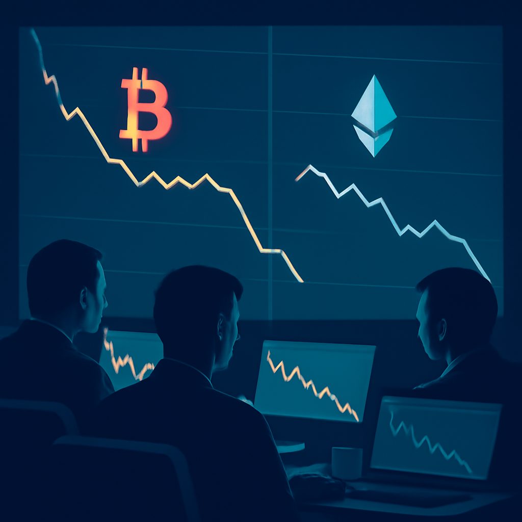 ETFs de ETH sofrem mais do que pares de BTC enquanto o mercado caça um fundo — e ninguém capitula