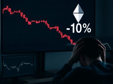 Um trader perdeu US$220 milhões com a queda de 10% do Ether