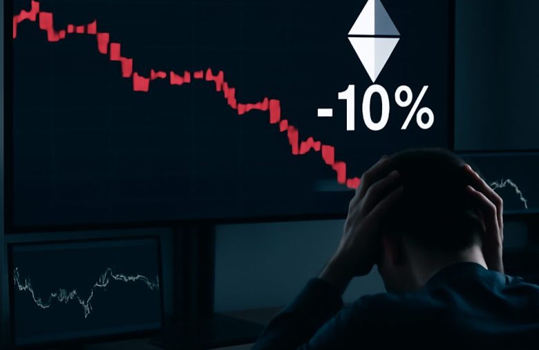 Um trader perdeu US$220 milhões com a queda de 10% do Ether