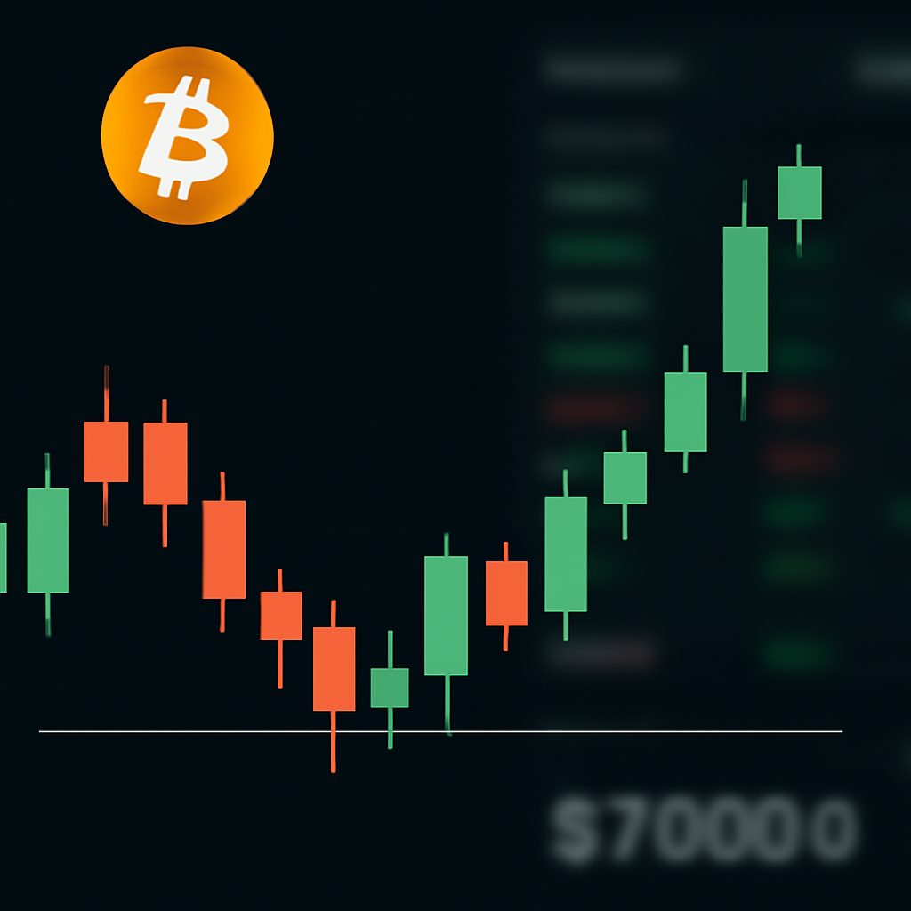 Preço do Bitcoin hoje, 20/03/2026: touros compram a queda com alta de 2% e defendem o suporte em US$ 70 mil