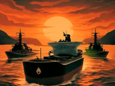 Futuros de petróleo sobem 7% na Hyperliquid após Trump ordenar bloqueio naval de Ormuz
