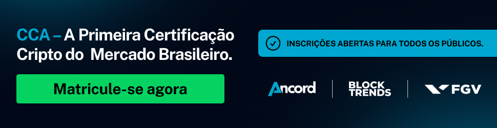 CCA - a primeira certificacao cripto do mercado brasileiro. Inscricoes abertas.